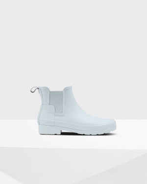 Hunter Refined Slim Fit Women Chelsea Boots Grey | 237139663