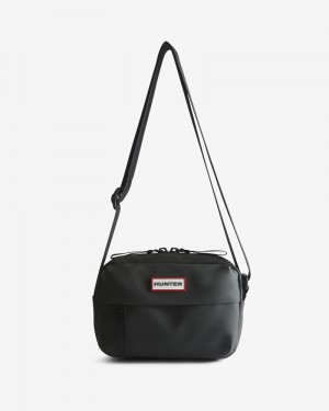 Hunter Rubberised Mini Women Crossbody Bags Olive | 18321032