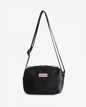 Hunter Rubberised Mini Women Crossbody Bags Black | 810696927