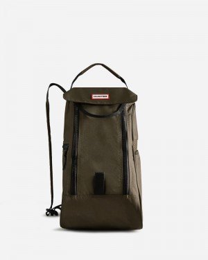 Hunter Short Boot Men Boot Bag Olive | 99071695