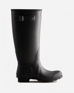 Hunter Tall Wide Fit Women Wellington Boots Black | 690516471
