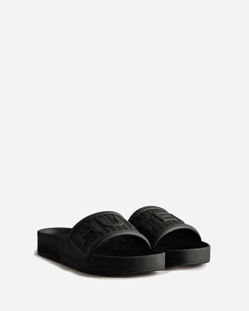 Hunter BLOOM™ Men Slides Black | 85663605