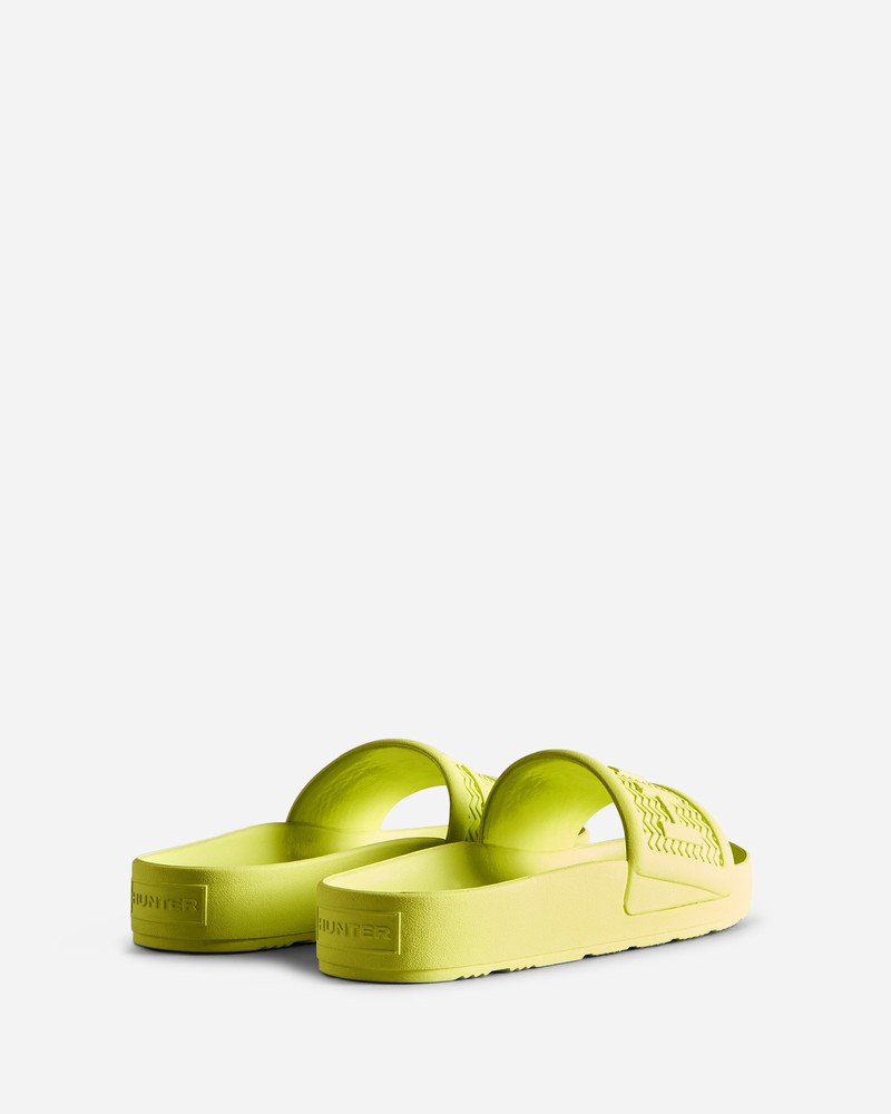 Hunter BLOOM™ Men Slides Yellow | 355534942