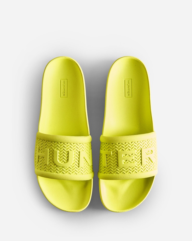 Hunter BLOOM™ Men Slides Yellow | 355534942
