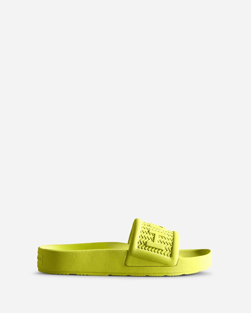 Hunter BLOOM™ Men Slides Yellow | 355534942