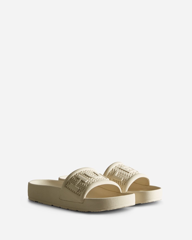 Hunter BLOOM™ Women Slides Beige | 302842462