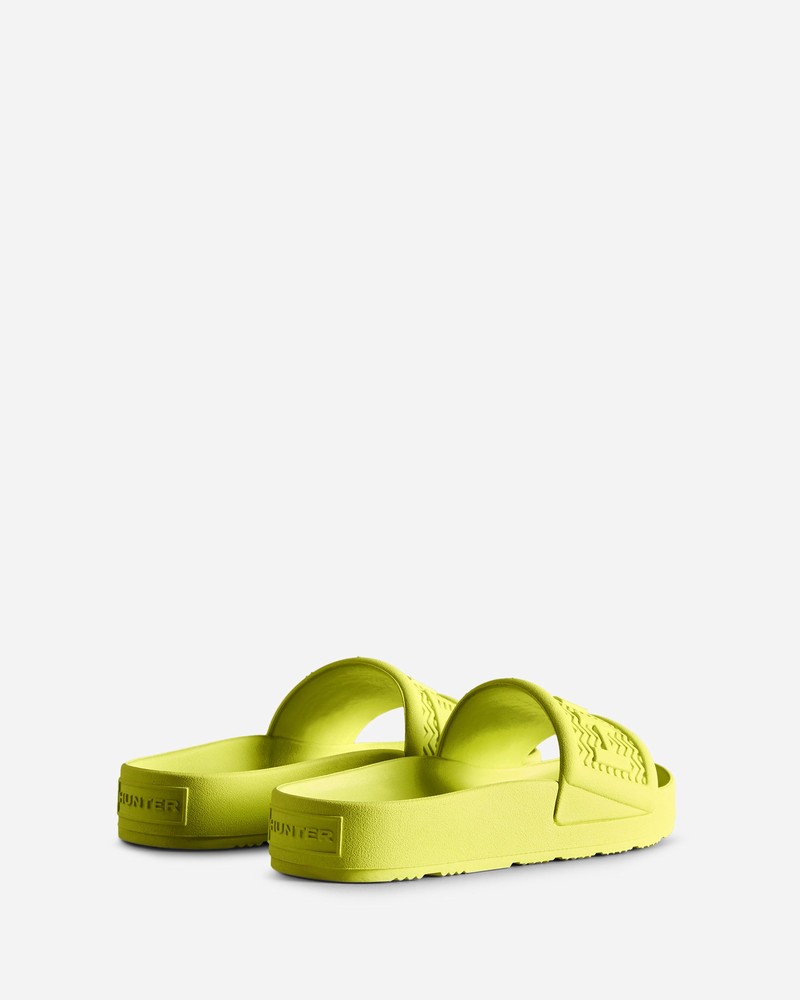 Hunter BLOOM™ Women Slides Yellow | 257944602