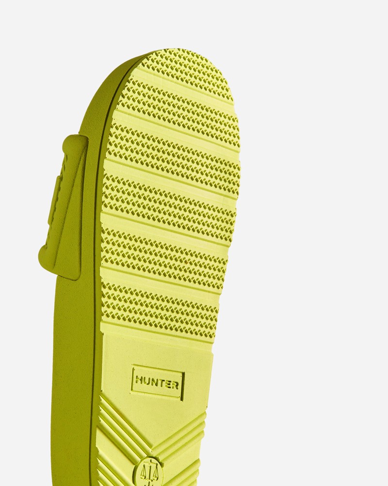 Hunter BLOOM™ Women Slides Yellow | 257944602