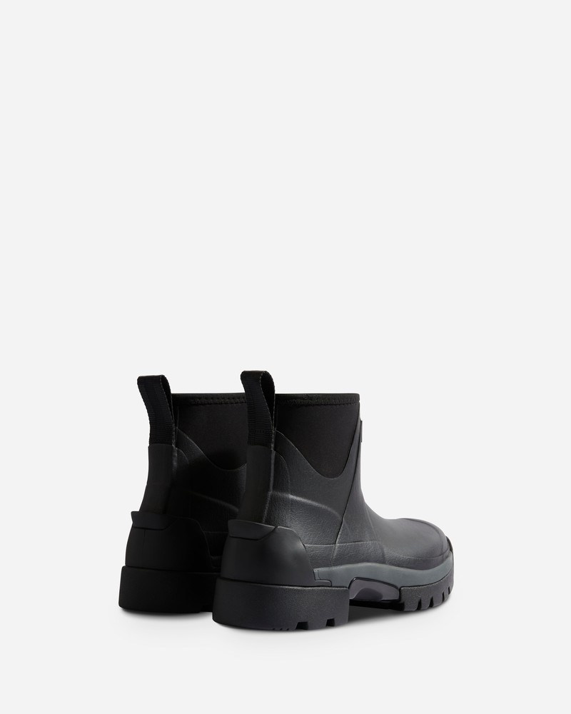 Hunter Balmoral Chelsea Neoprene Hybrid Women Boots Black | 808584889