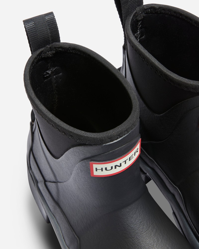 Hunter Balmoral Chelsea Neoprene Hybrid Women Boots Black | 808584889