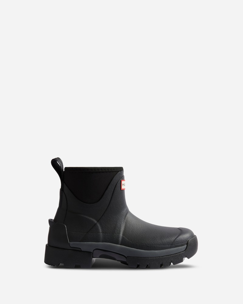Hunter Balmoral Chelsea Neoprene Hybrid Women Boots Black | 808584889