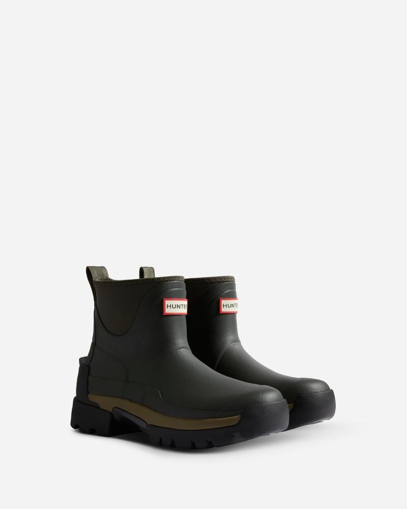 Hunter Balmoral Chelsea Neoprene Hybrid Women Boots Olive | 942578409