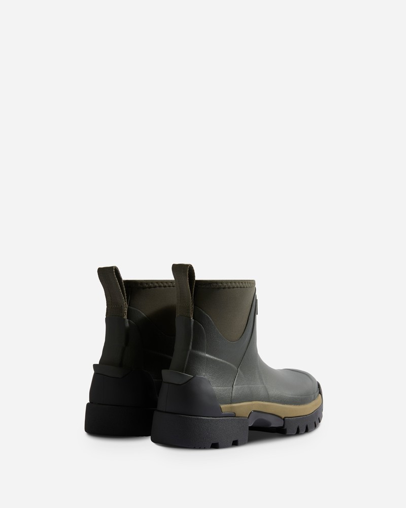 Hunter Balmoral Chelsea Neoprene Hybrid Women Boots Olive | 942578409