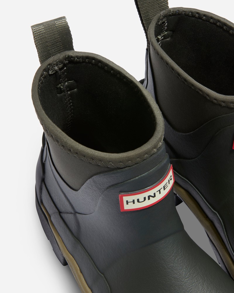 Hunter Balmoral Chelsea Neoprene Hybrid Women Boots Olive | 942578409