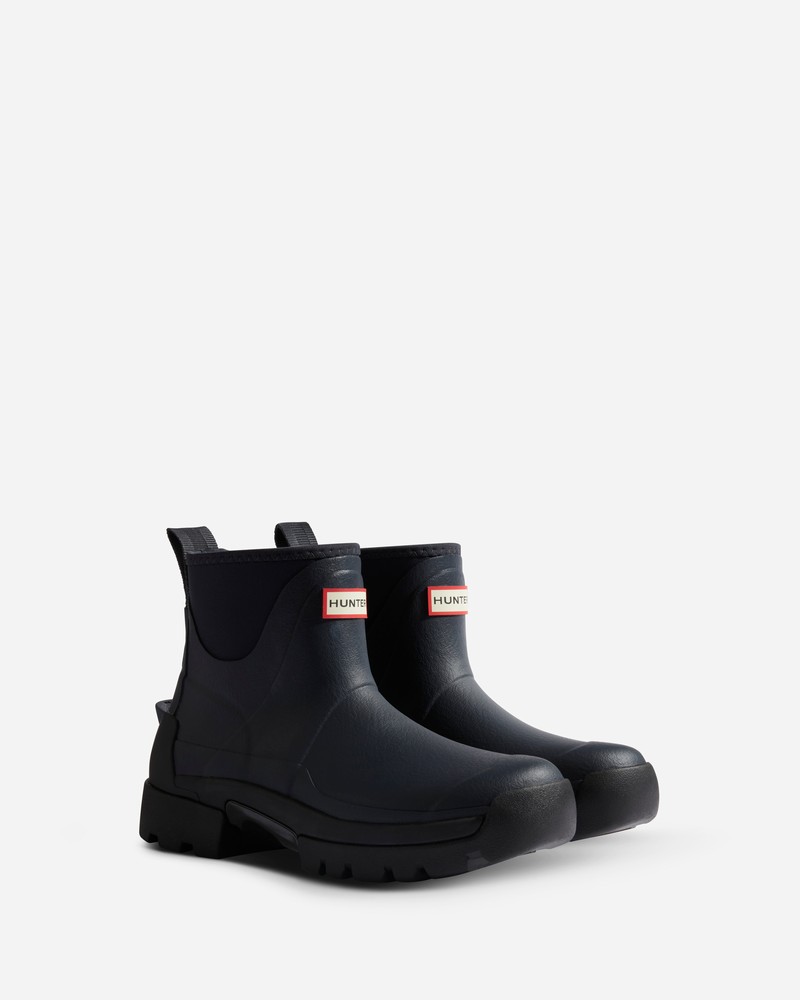 Hunter Balmoral Chelsea Neoprene Hybrid Women Boots Navy | 850531639