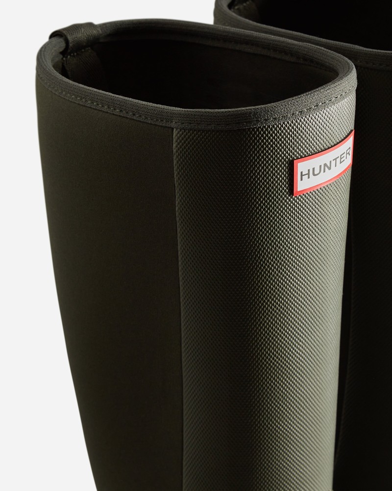 Hunter Balmoral Field Hybrid Tall Men Wellington Boots Green | 67997743