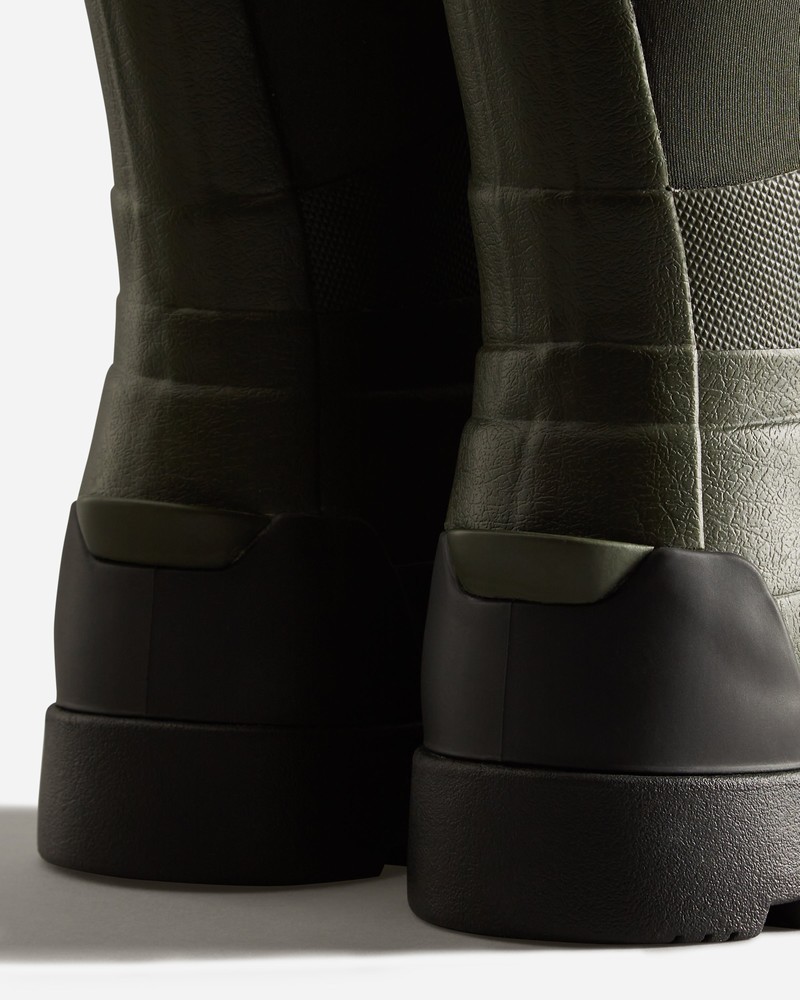 Hunter Balmoral Field Hybrid Tall Men Wellington Boots Green | 67997743