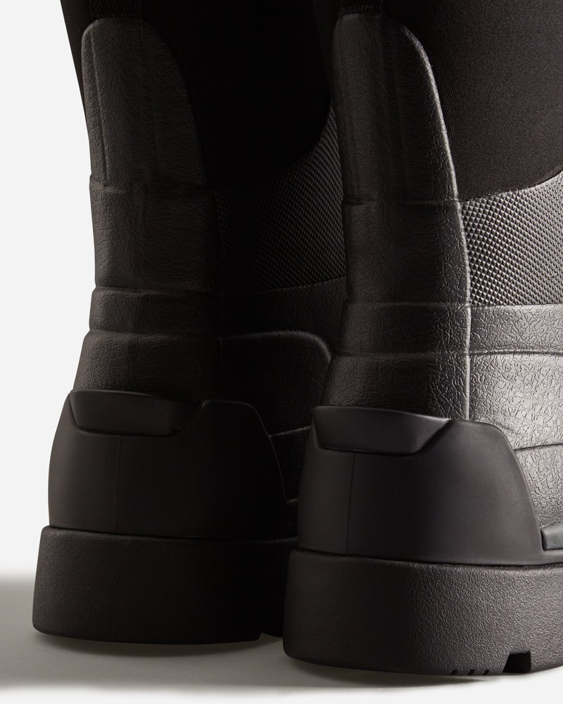 Hunter Balmoral Field Hybrid Tall Women Wellington Boots Black | 819177526