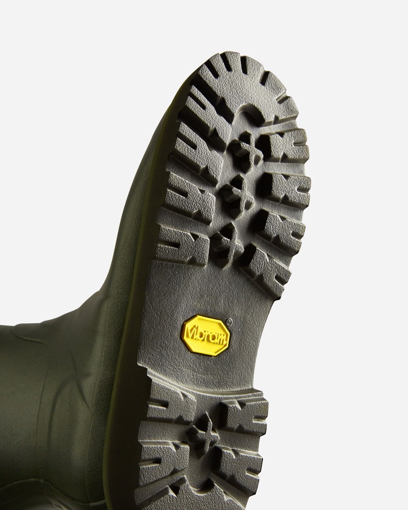 Hunter Balmoral Side Adjustable Commando Sole Men Tall Boots Green | 554125546