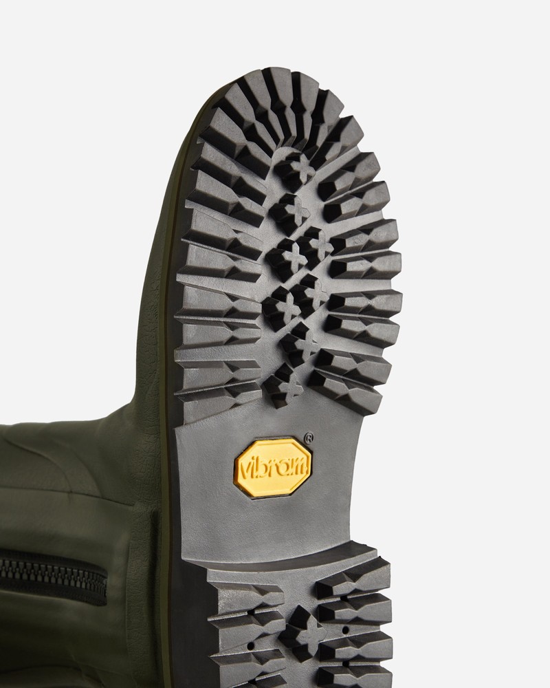 Hunter Balmoral Tall Full Zip Commando Sole Women Boots Green | 372483253