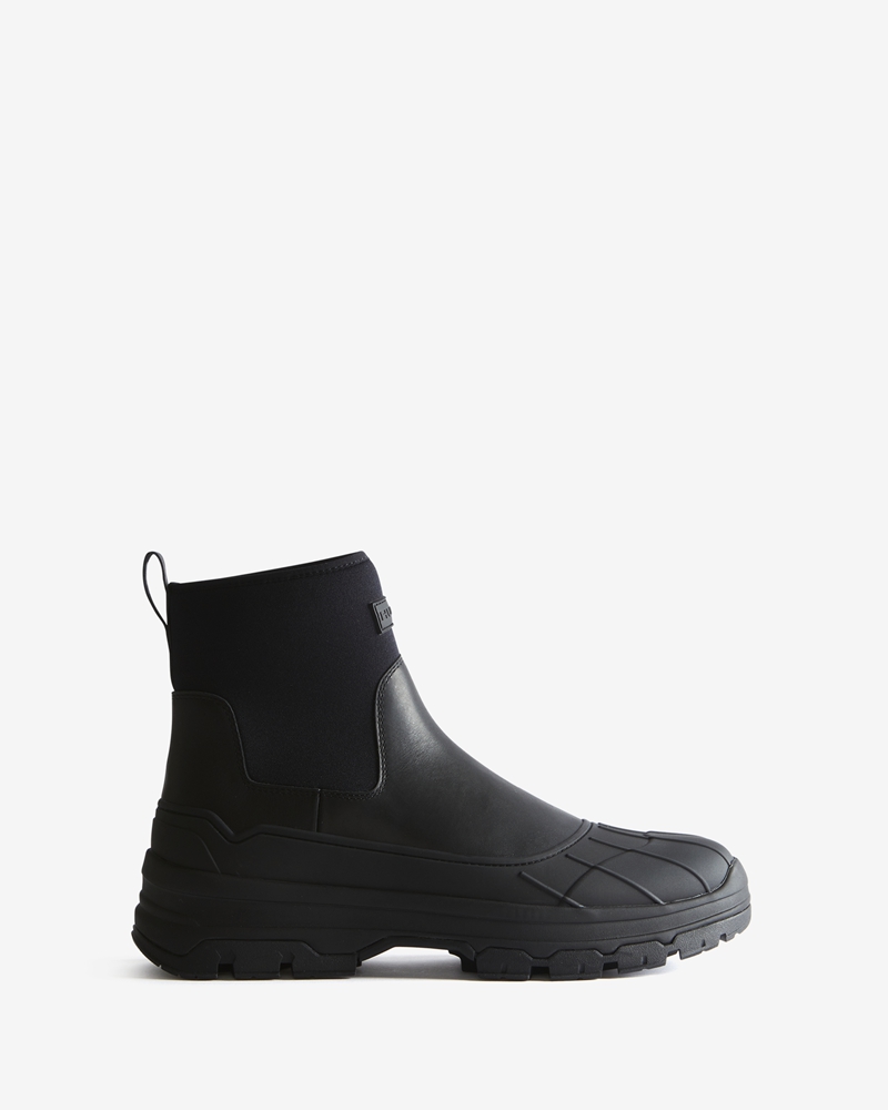 Hunter City Explorer Men Boots Black | 617130955