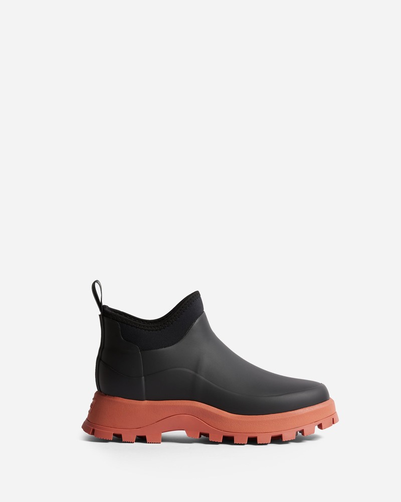 Hunter City Explorer Neoprene Women Ankle Boots Black | 570831018