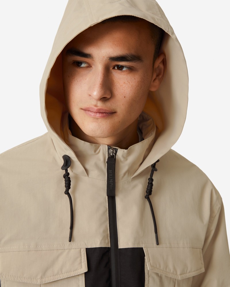 Hunter Explorer Recycled Nylon Men Jackets Grey | 930152036