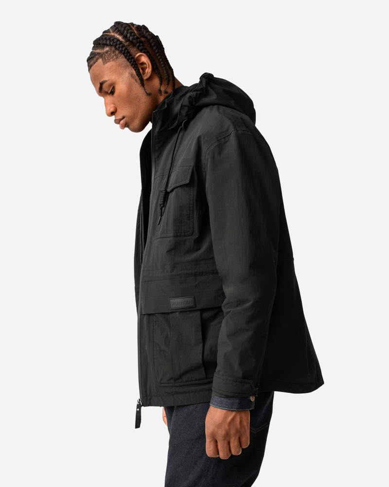 Hunter Explorer Recycled Nylon Men Jackets Black | 263168070