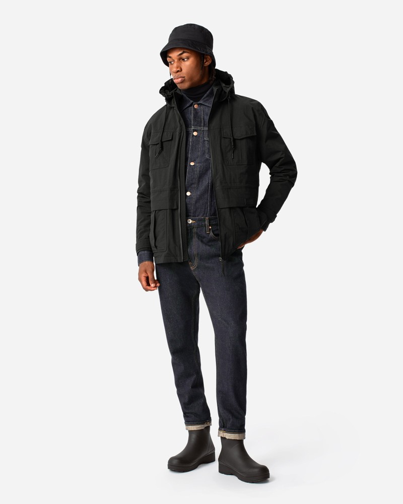 Hunter Explorer Recycled Nylon Men Jackets Black | 263168070