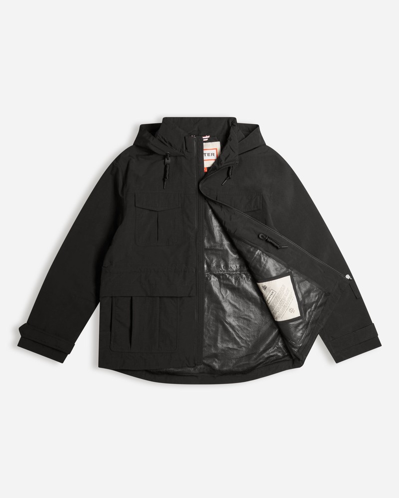 Hunter Explorer Recycled Nylon Men Jackets Black | 263168070