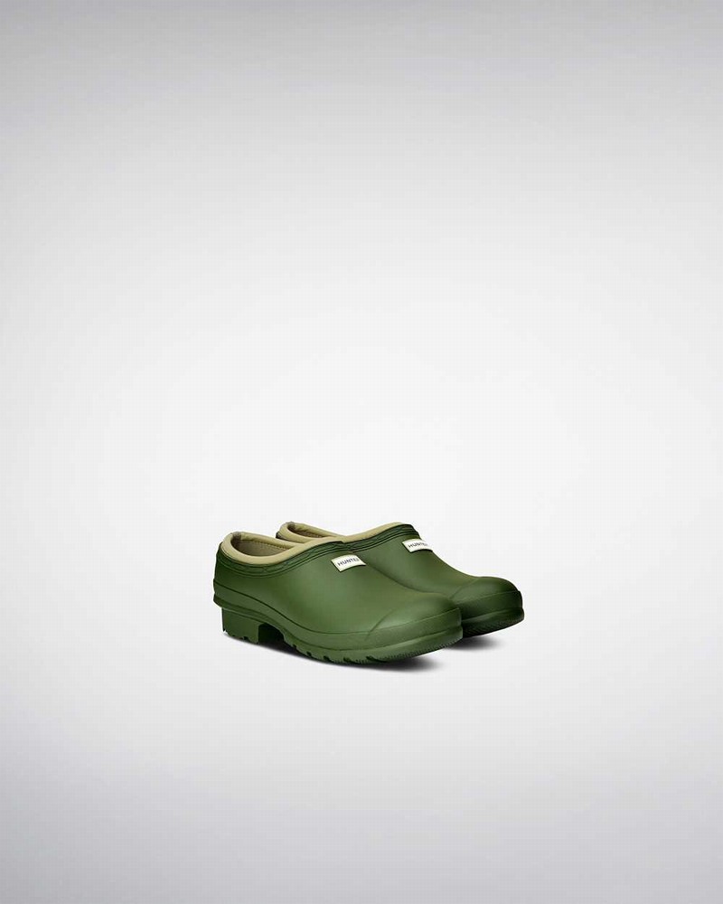 Hunter Gardener Men Clogs Green | 275319626