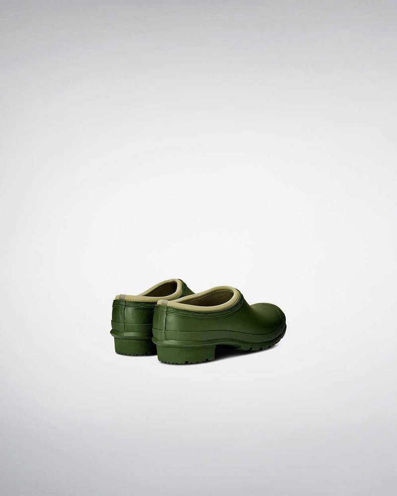Hunter Gardener Men Clogs Green | 275319626