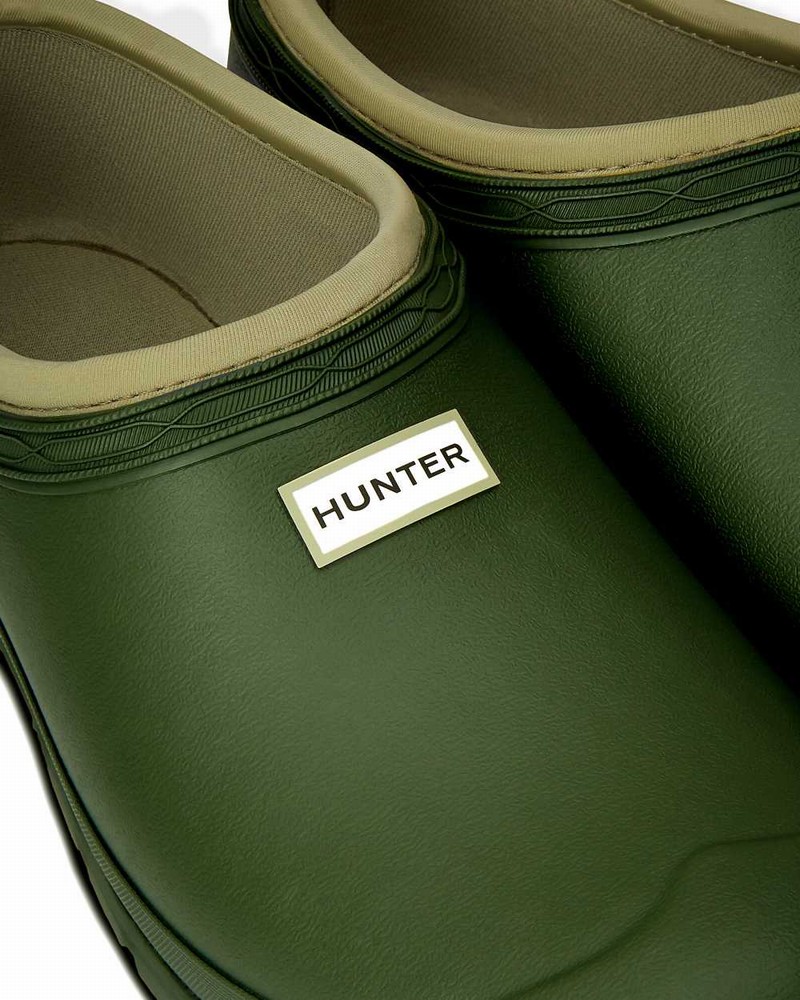 Hunter Gardener Men Clogs Green | 275319626