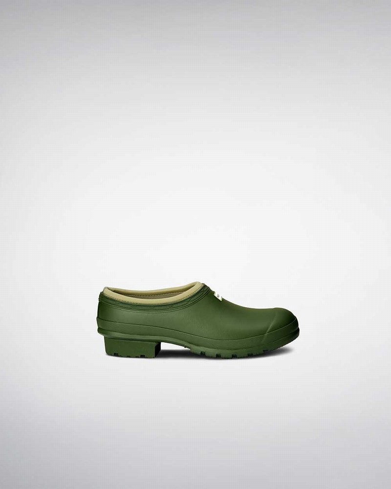 Hunter Gardener Men Clogs Green | 275319626