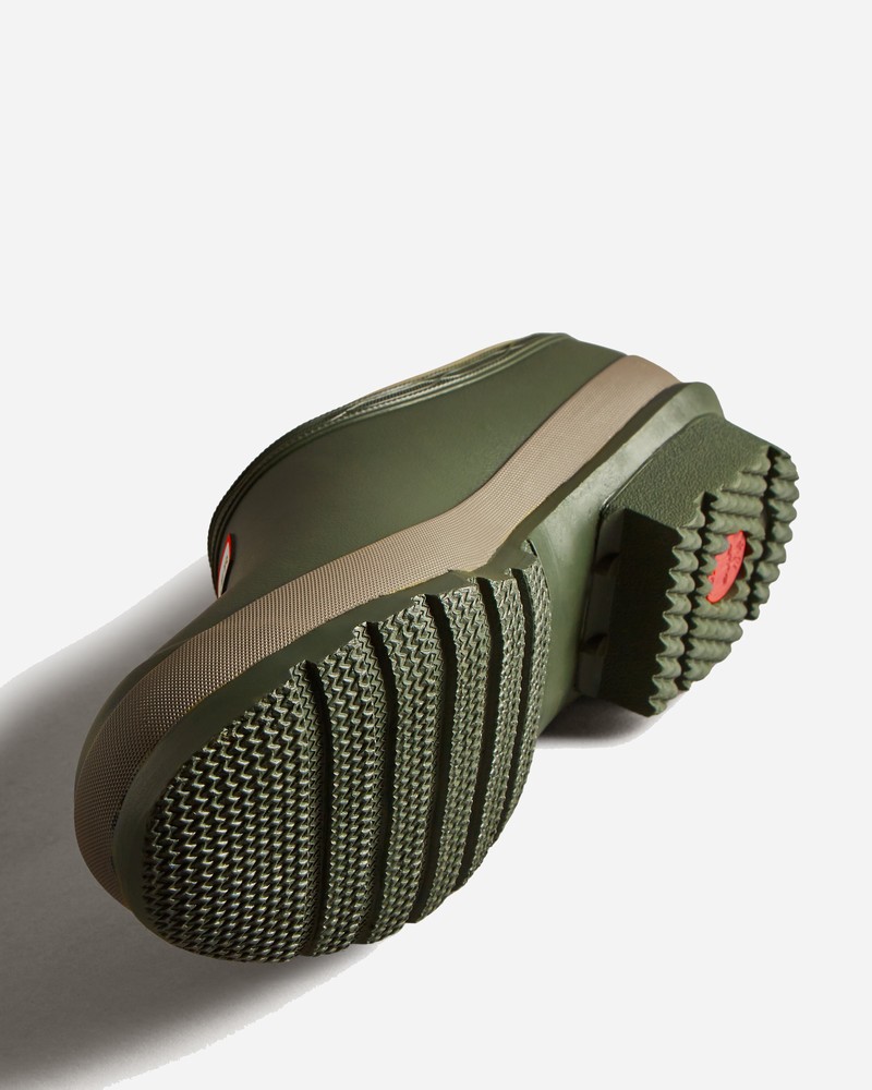 Hunter Gardener Men Clogs Green | 508905968