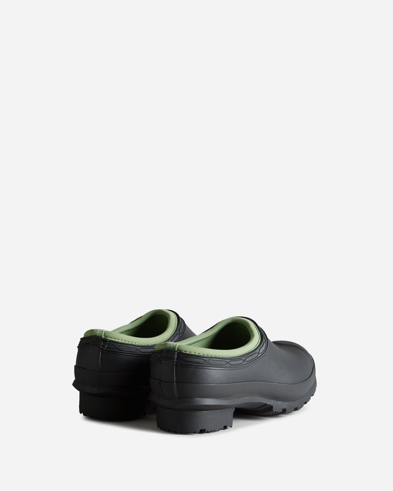Hunter Gardener Women Clogs Black | 866899936