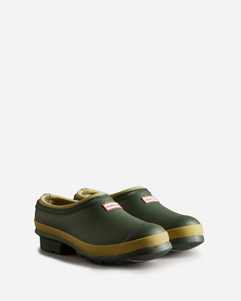 Hunter Gardener Women Clogs Green | 738028928