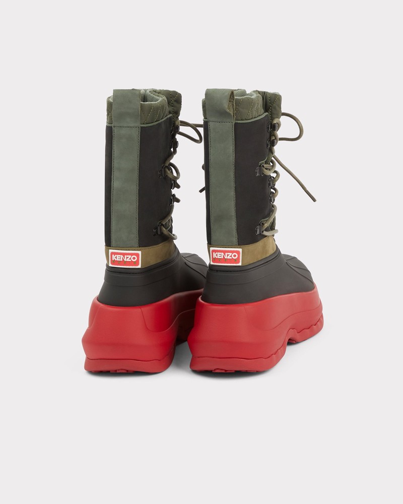 Hunter High Duck Men Boots Olive | 470815436