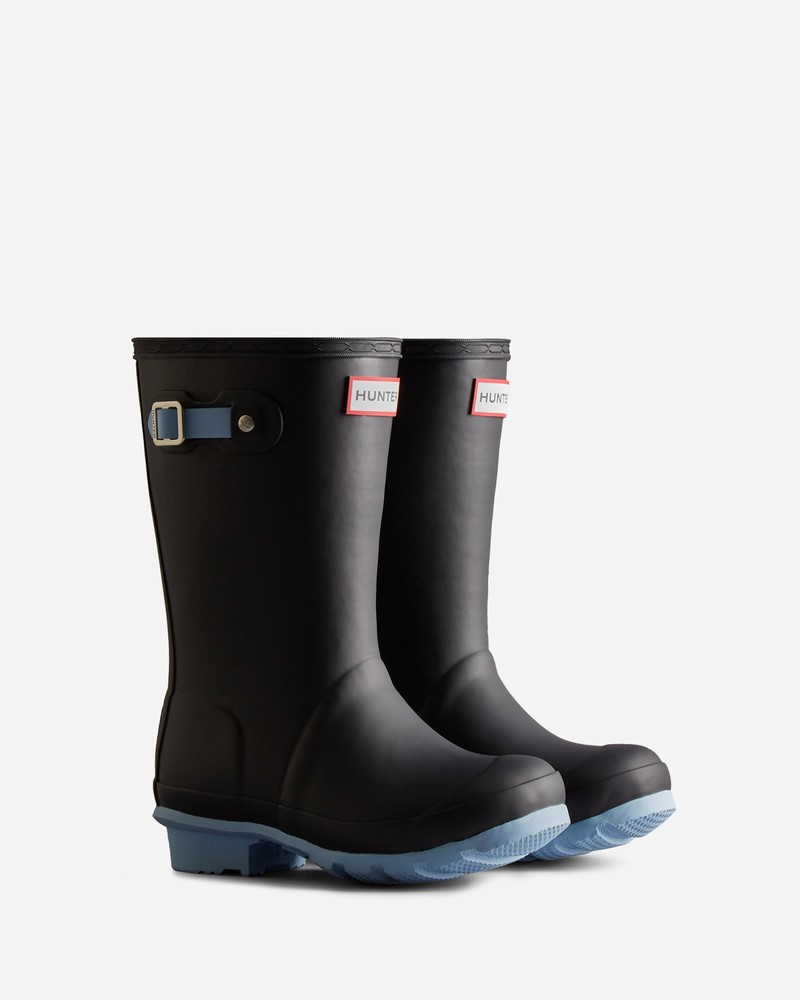 Hunter Insulated Kids' Wellington Boots Black | 437855777