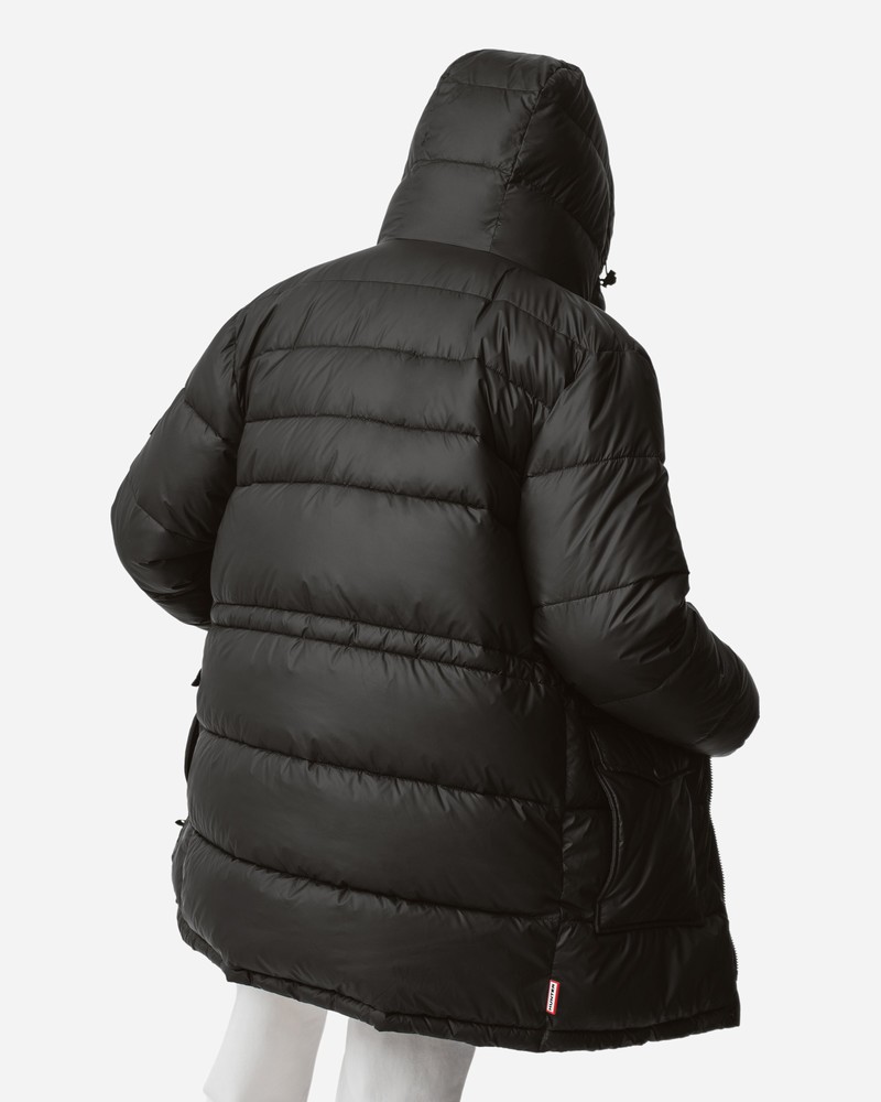 Hunter Intrepid Long Puffer Men Jackets Black | 182521005
