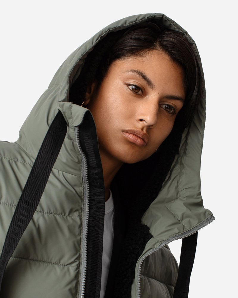 Hunter Intrepid Short Puffer Women Jackets Green | 394804317