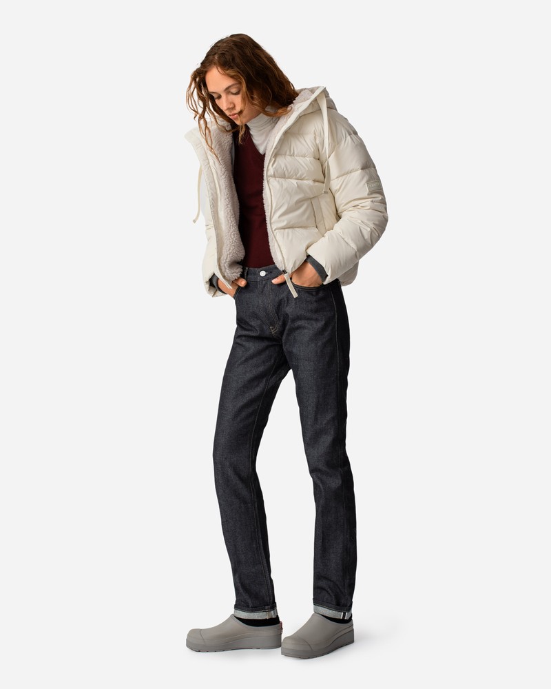 Hunter Intrepid Short Puffer Women Jackets White | 947293513
