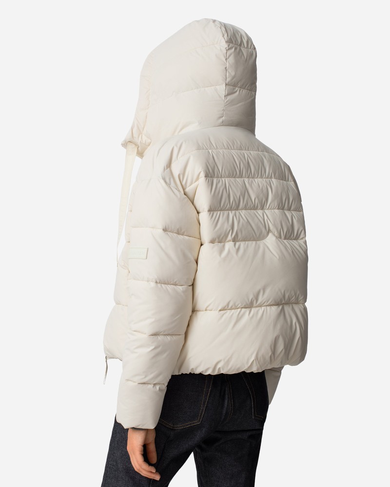 Hunter Intrepid Short Puffer Women Jackets White | 947293513