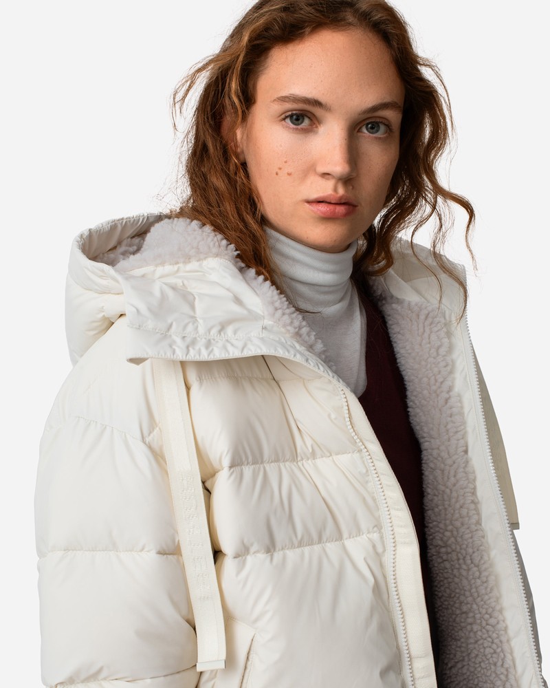 Hunter Intrepid Short Puffer Women Jackets White | 947293513
