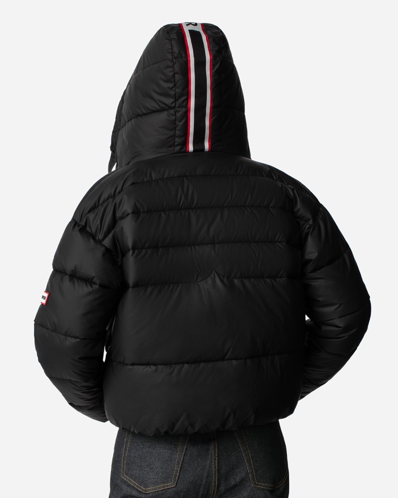 Hunter Intrepid Short Puffer Women Jackets Black | 703783031