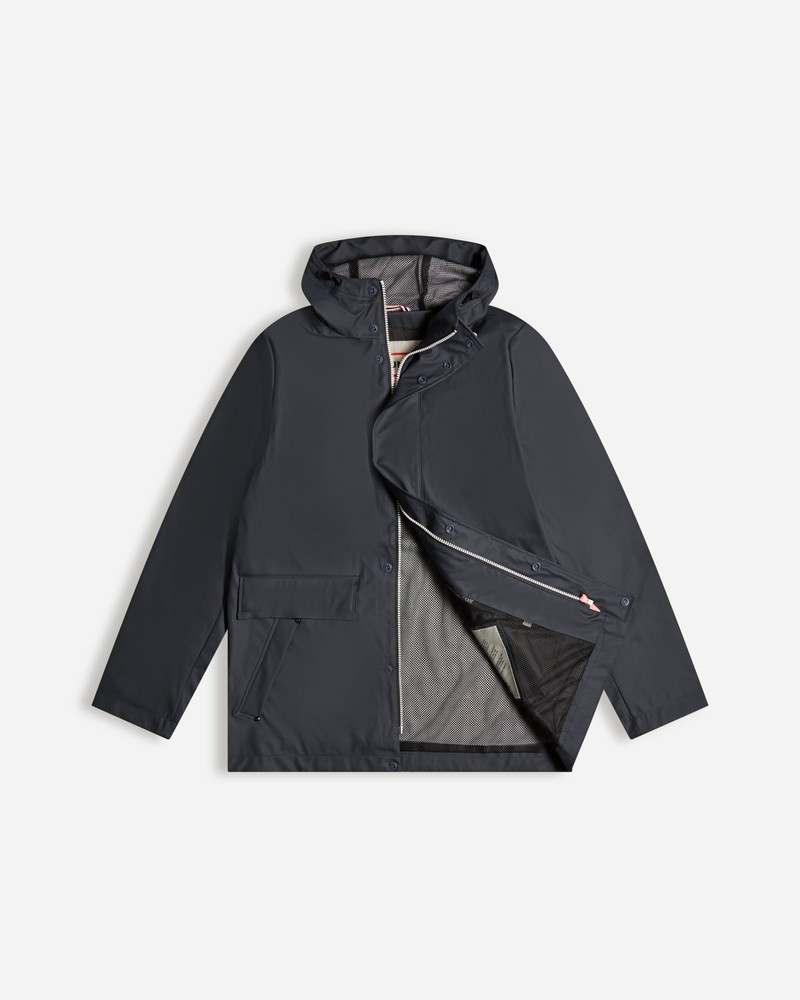 Hunter Lightweight Waterproof Men Rain Jackets Navy | 677850636