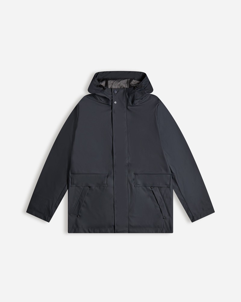 Hunter Lightweight Waterproof Men Rain Jackets Navy | 677850636