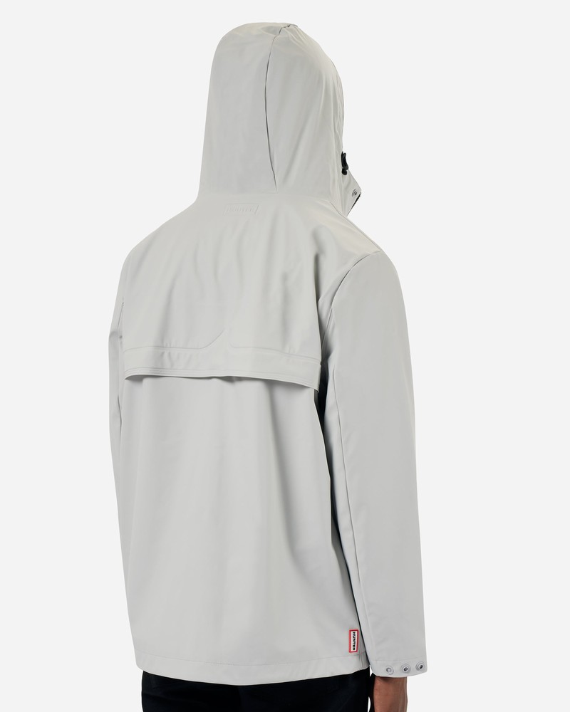 Hunter Lightweight Waterproof Men Rain Jackets Grey | 382304011