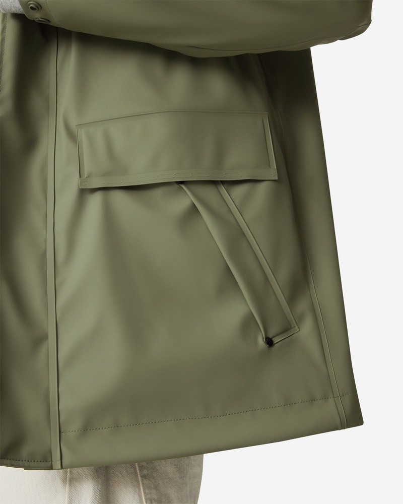 Hunter Lightweight Waterproof Men Rain Jackets Green | 237934802