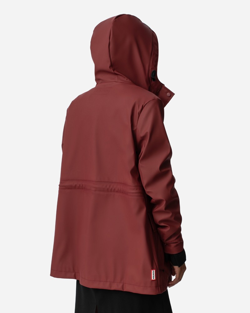 Hunter Lightweight Waterproof Women Rain Jackets Red | 453956239